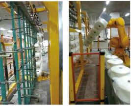 机械手自动换纱